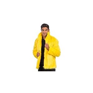 Chaks - Manteau de fourrure pour adultes, veste courte en fausse fourrure, pour carnaval, festival, fête Fashion