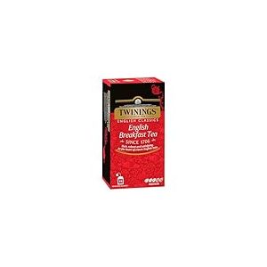 TWINNINGS - Thé English Breakfast 25 Sachets (25 x 2g = 50g)