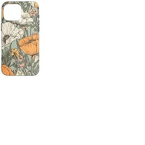 Motif Floral de Coquelicot californien Coque pour iPhone 16 Pro Max