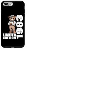 1983 &eacute;dition limit&eacute;e Ours Anniversaire 1983 Vintage 1983 r&eacute;tro Coque pour iPhone 7 Plus/8 Plus