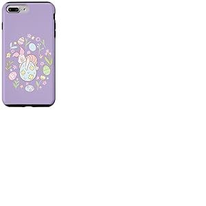 Disney Winnie the Pooh Piglet Easter Egg Pastel Spring Icons Coque pour iPhone 7 Plus/8 Plus