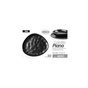 Gicos Import Export L.KER Trior Noir Plat Plat 30 cm 84024, comme sur la Photo
