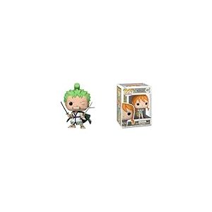 Funko Pop! Animation: One Piece - Roronoa Zoro- Figurine en Vinyle à Collectionner & Pop! Animation: One Piece - Nami - Onami - (Wano)- Figurine en Vinyle à Collectionner