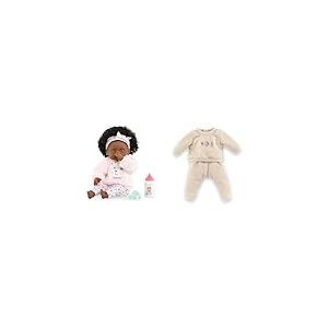Corolle Lot de Mon Premier Poupon, Bébé Calin Caroline, 30cm, dès 18 Mois, 9000100820 Jogging Beige, vêtement, pour Poupon 30cm, 9000111200