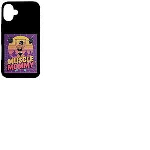 Anime Muscle Mommy Weightlifting Fitness Girl Aesthetic Coque pour iPhone 16 Plus