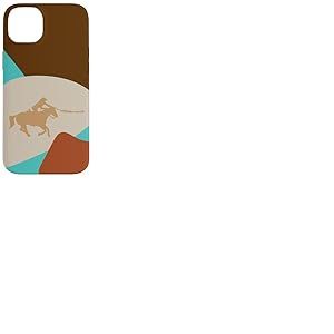 Adorable rod&eacute;o Country et Western pour Les Amateurs de Chevaux et Les Cowgirl Coque pour iPhone 14 Plus