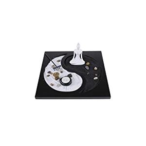 lachineuse - Grand Jardin Zen - Sagesse Yin et Yang - Décoration Zen - Jardin Zen avec Sable - pour Intérieur Maison Bureau - Idée Cadeau Japon - Déco Asie