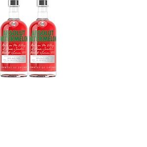 ABSOLUT VODKA Watermelon Vodka aromatisée - 38%, 70cl (Lot de 2)
