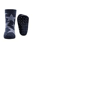 EWERS 1 paire de chaussettes antid&eacute;rapantes avec &eacute;toile, chaussettes pour enfants pour gar&ccedil;ons et filles, taille 21-22