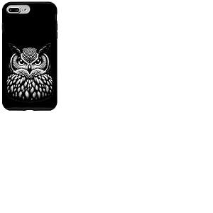 Hibou - Oiseau sombre effrayant Coque pour iPhone 7 Plus/8 Plus