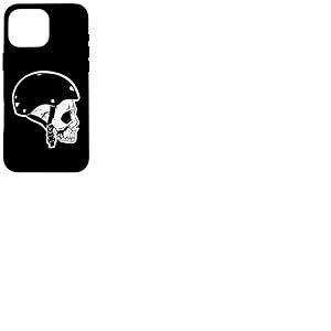 T&ecirc;te de Mort avec Casque de Skateboard Coque pour iPhone 16 Pro Max