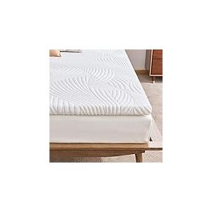 Sweetnight Surmatelas 120x200 cm Épaisseur 5cm, Surmatelas en Mousse à Mémoire de Forme de Gel, Matelas 1 Personne 120x200, Surmatelas Moelleux