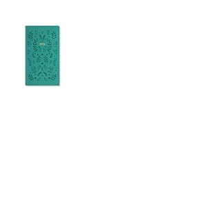 Letts of London Woodland Agenda semainier de poche 2025 Vert Format moyen