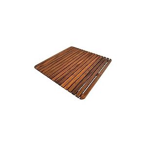 Tapis de Douche et de Bain en Teck de Style Nordique de qualit&eacute; sup&eacute;rieure pour int&eacute;rieur et ext&eacute;rieur &ndash; Plateforme antid&eacute;rapante en Bois pour Spa, Sauna, Piscine, Jacuzzi &ndash; D&eacute;coration et Protection