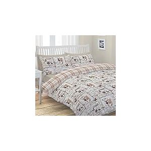 Catherine Lanfield Parure de lit Motif Cerfs 135 x 200 cm + 80 x 80 cm