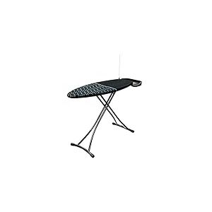 Cecotec Table à Repasser Cecotec StrongBoard 400 Borneo, Housse Résistante en 100% Coton, Structure de Support pour Fers et Centres de Repassage, Pieds Extra Épais, Grande Surface, Réglable en Hauteur