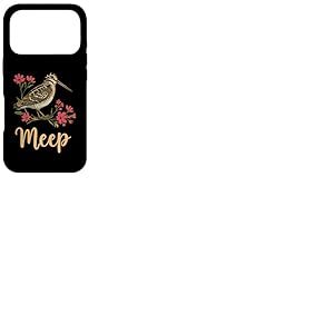 Meep Bird Dicton pour Femmes Filles B&eacute;casse am&eacute;ricaine Meep Coque pour iPhone 17 Pro