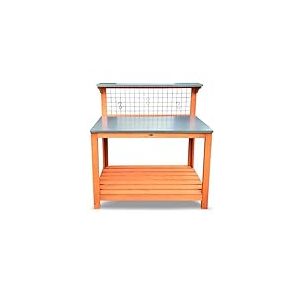 HABAU Table de Jardin avec Plan de Travail