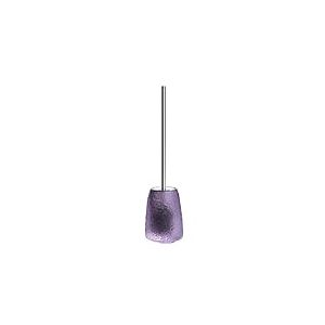 Gedy Porte-Brosse WC en résine, Violet, 11,4 x 11,4 x 46 cm