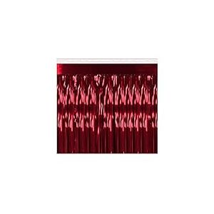 Beistle 2-Ply Flame Proof Metallic Fringe Drape, 15-Inch by 10-Feet
