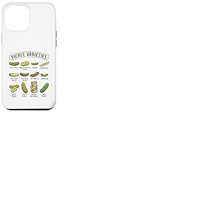 Types de cornichons vari&eacute;t&eacute;s de cornichons dr&ocirc;le Amateur de cornichons marinage Adulte Coque pour iPhone 12 Pro Max
