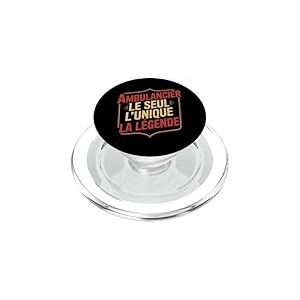 Ambulancier Homme Humour Cadeau Ambulance Humoristique Drôle PopSockets PopGrip pour MagSafe