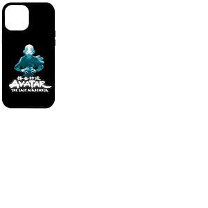 Avatar Aang Flèche Lumineuse Pose de Flexion d'air Lumière Bleue Coque pour iPhone 12 Pro Max