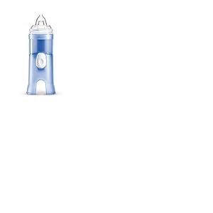 Flaem, Rhino Clear, Douche Nasale pour les Voies Respiratoires Supérieures, Matériaux Non Toxiques, 3 Adaptateurs, Ergonomique Compatible avec les Compresseurs Pneumatiques, Sans Phtalates et Sans BPA