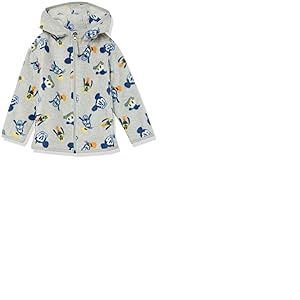 Amazon Essentials Disney | Marvel | Star Wars Veste &agrave; Capuche Zipp&eacute;e en Polaire Gar&ccedil;on, Mickey et Ses Amis, 3 Ans