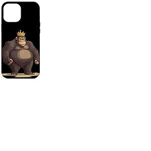 Règle Gorilla avec couronne pour pouvoir suprême Coque pour iPhone 12 Pro Max