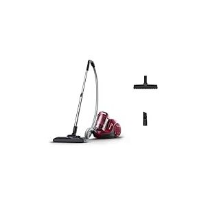 Rowenta Swift Power Cyclonic Aspirateur sans sac, Capacité 1,2 L, Haute performance, Moteur basse consommation, Compact, Brosse parquet RO2933EA, Bordeaux