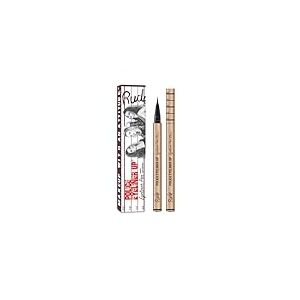 RUDE - Eyeliner Police Up | Application Précise | Résistant à l'Eau | Longue Durée | Pointe Fine et Flexible | Maquillage Intense et Dramatique, Marron, 1 unité (Emballage de 1)