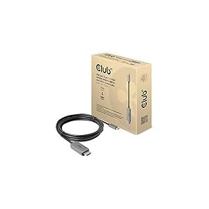 Club 3D Câble actif USB Gen2 Type-C vers HDMI™ 4K120Hz/8K60Hz HDR10, DSC1.2 vers HDMI 3 m