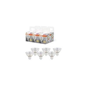 OSRAM R&eacute;flecteur LED Spot Star MR16, 2700 K blanc chaud, 3,4 W, GU5.3, 36&deg;, 345 lm, basse tension, transparent, pour spots, vitrines, 15 000 h,6-Pack
