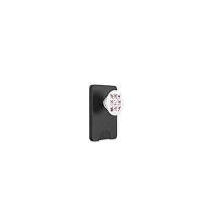 Fishing Fisher Canne à pêche Fille Coquette Bow Rose Mom PopSockets PopWallet pour MagSafe