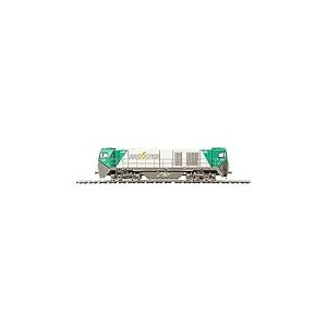 Mehano 58910 R4C DC Vossloh G2000 H0 Serre-Joint asymétrique Argenté et Gris
