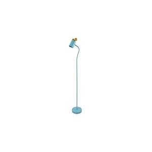 GTV - Lampadaire Souris – max. 250 V, 50/60 Hz, 1 x E27, max. 25 W, IP20, Ø 8 cm, bleu – Lampadaire pour chambre d'enfant