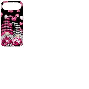 Pink Buffalo Plaid Valentines GNOME Cute Love Heart Coque pour iPhone Air