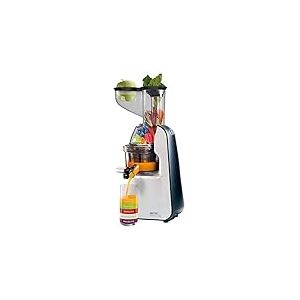 Imetec Centrifugeuse Extracteur de Jus de Fruit et Légume - Puissant, 48 Tours/Min, Robinet - Succovivo Pro 2000 + Accessoires pour Granite et Sorbet, Kit Beauté et Recettes pour Visage et Corps