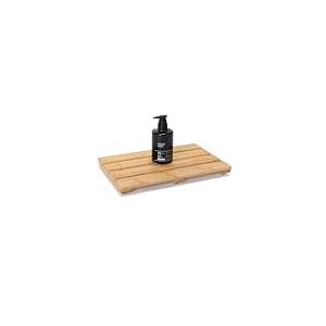PELYN Tapis de Bain en Bambou pour Salle de Bain, Petit Tapis de Bain antidérapant en Bois de Bambou pour intérieur ou extérieur (40 x 25 cm)