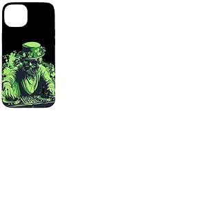 Déguisement de Lucky Beats avec Leprechaun DJ Vibes Coque pour iPhone 15 Plus