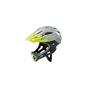 Cratoni Casque de vélo Unisex-Adult, Gri/LIM, 52-56