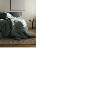 Bierbaum Parure de lit 4135 - Jersey mélangé uni - Conçu en Allemagne - Vert 30-155 x 220 cm et 80 x 80 cm - Taille Confortable
