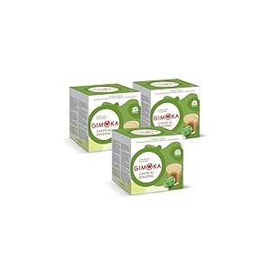 Gimoka Go&ucirc;t CAF&Eacute; AU GINSENG - 48 Capsules - Compatibles avec les machines &agrave; caf&eacute; de la marque Nescaf&eacute;* Dolce Gusto* - Produit en Italie (lot de 3 x 16)