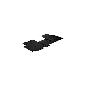 Gledring Set tapis de caoutchouc compatible avec Renault Traffic / Opel Vivaro 2001-2014 (TK profil 3-pièces + clips de montage)