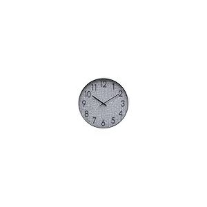 VoltShine Horloge Murale Blanche et Grise 30 x 30 x 4 cm avec Mouvement continu, idéale pour décorer et surveiller Le Temps dans n'importe Quel Espace.