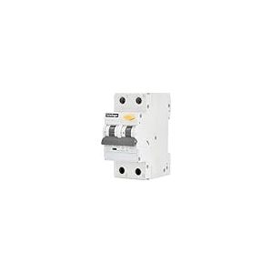 Interrupteur différentiel RCBO 2 pôles, 20 A, 30 mA, type AC, protection des circuits et sécurité électrique dans les installations.