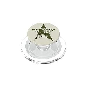 Pochoir &eacute;toile Graffiti Art Grunge Emo Goth Egirl Papillons PopSockets PopGrip pour MagSafe