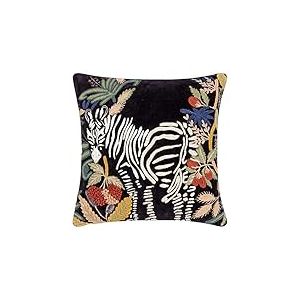 Wylder Coussin Garni de Polyester zèbre Exotique
