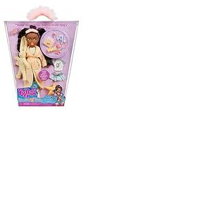 Bratz Slumber Party - Poupée Mannequin Sasha - avec 2 Pyjamas, Peluche et Accessoires - Convient aux Enfants et aux Collectionneurs